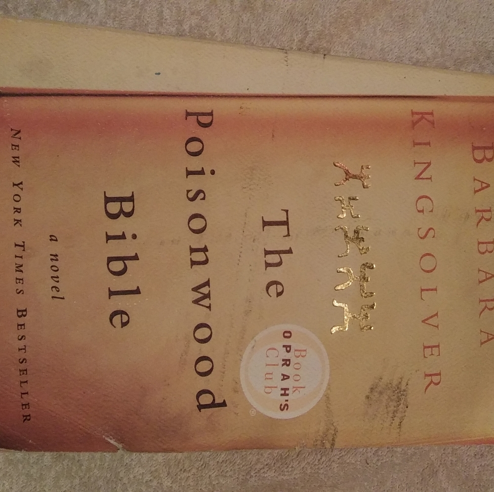 The Poisonwood Bible by Barbara Kingsolver 1999 First Edition paperback vintage